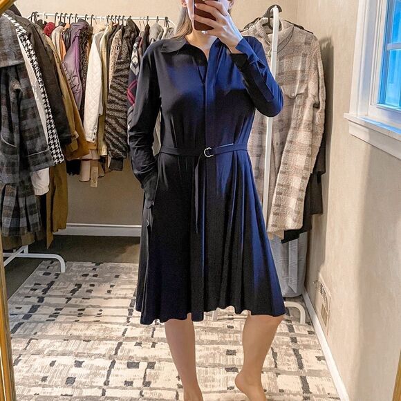 Norma Kamali BF NK Shirt A Line Dress XS - Picture 5 of 11